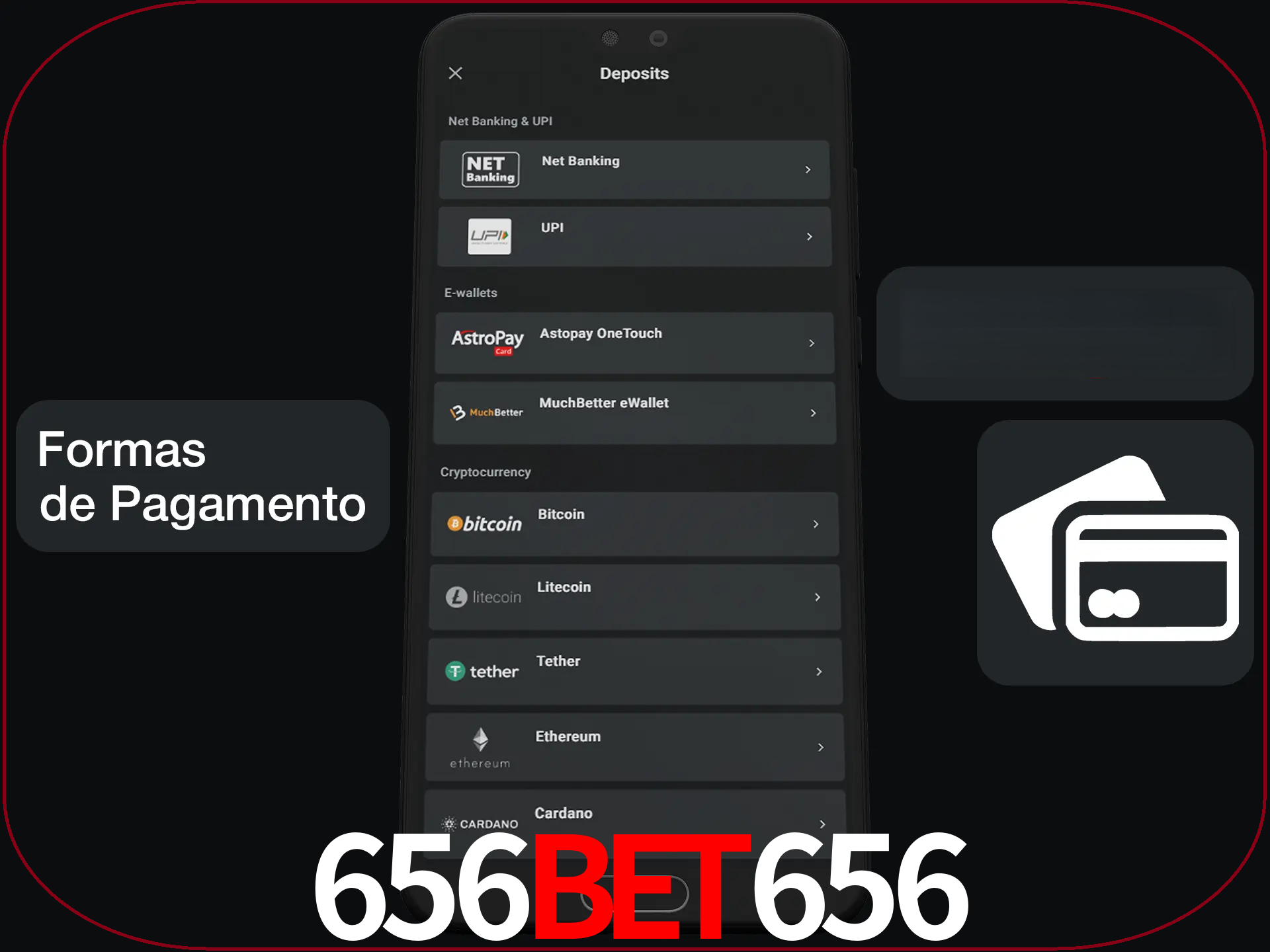 Escolha a forma de pagamento de sua preferência.