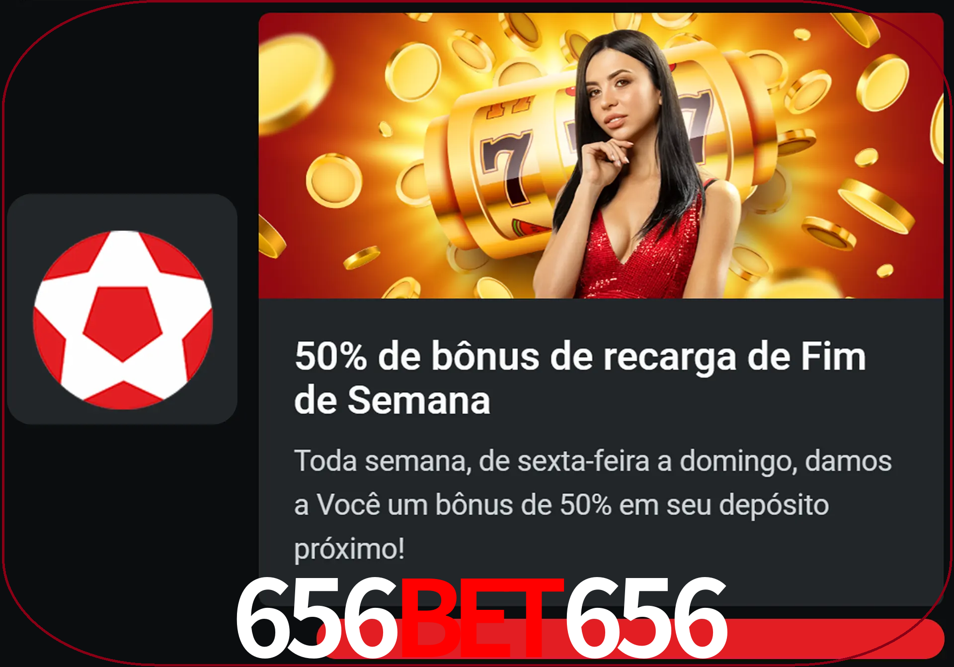 Volte a cada semana para receber novos bônus em dinheiro.